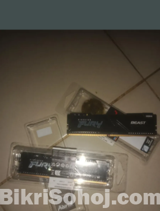 Kingstone beast feury ddr4 8×2=16 gb ram